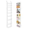 9-Tier Over the Door Pantry Organizer Hanging Storage Rack Adjustable Kitchen