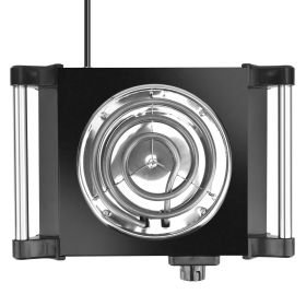 1000W Electric Single Burner Portable Coil Heating Hot Plate Stove Countertop RV Hotplate with 5 Temperature Adjustments Portable Handles (Option: Black_Single)